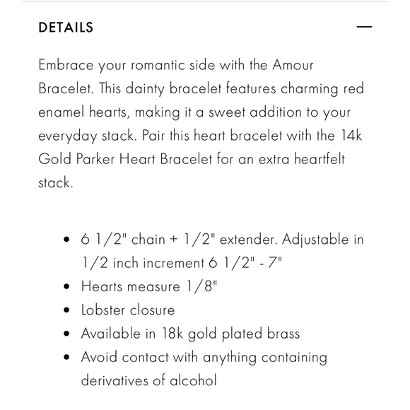 Gorjana Gold Amour Bracelet - Picture 3 of 4